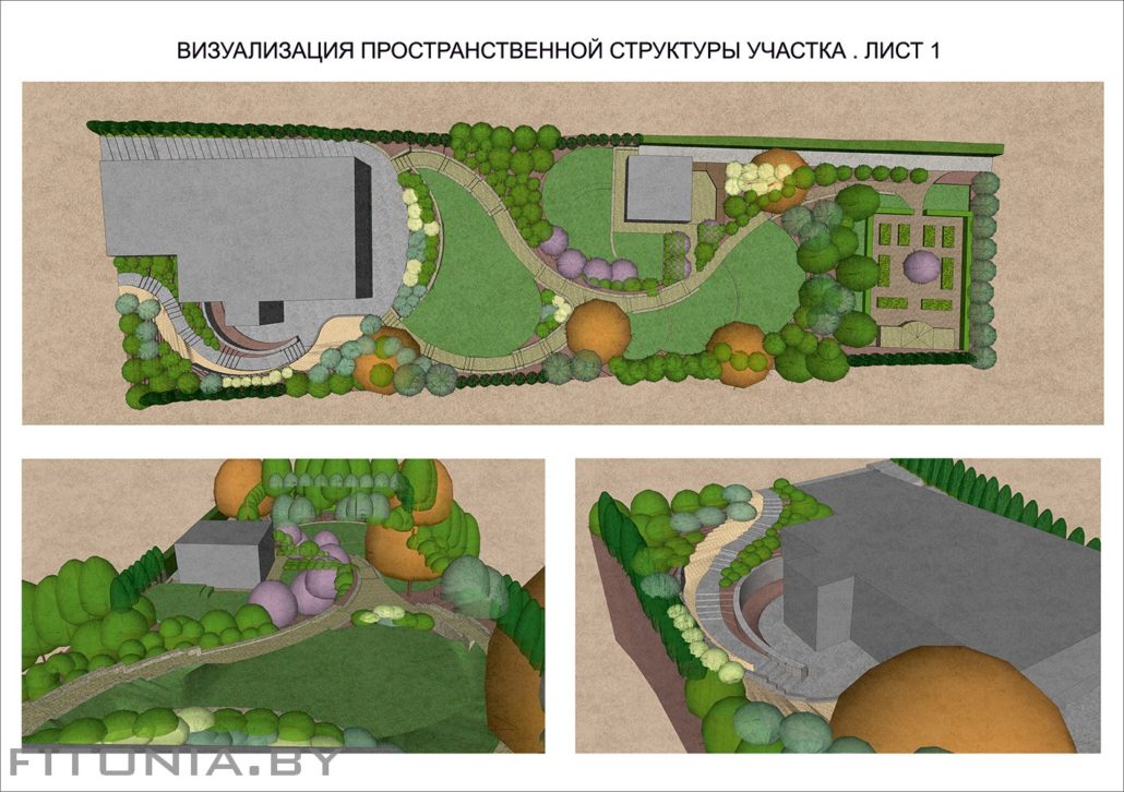 Типы пространственной структуры в ландшафтном дизайне