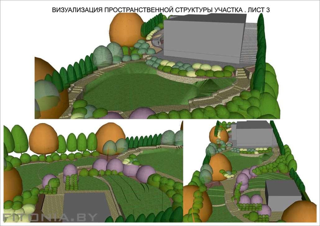 Типы пространственной структуры в ландшафтном дизайне